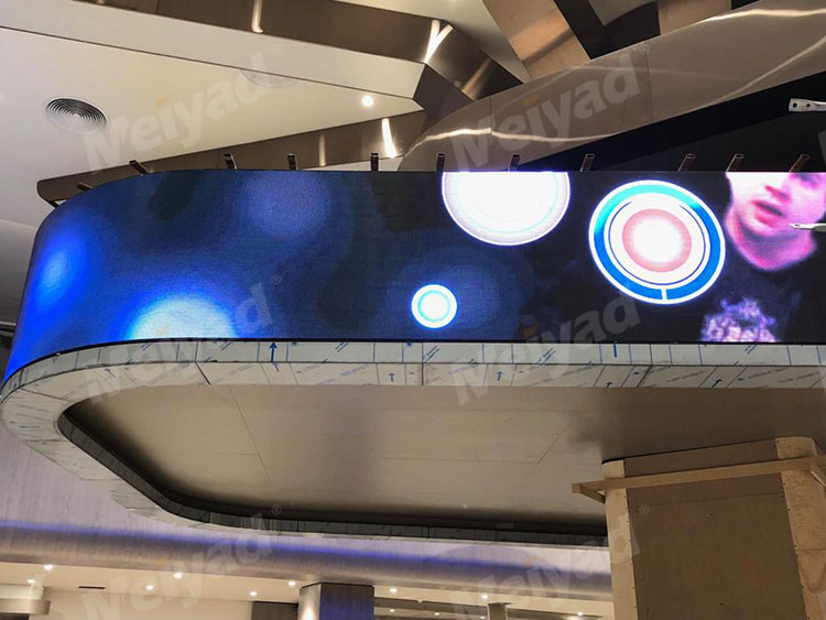 土耳其醫院P4戶內LED柔性屏LED軟模組