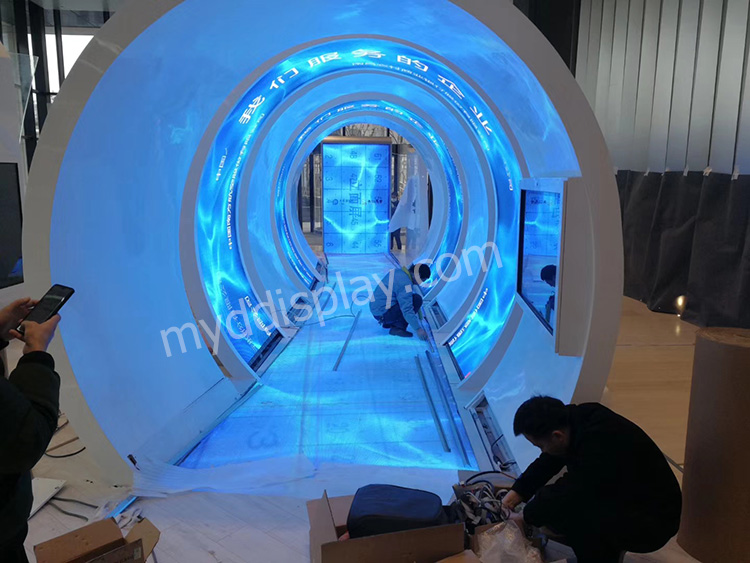 隧道創意LED顯示屏