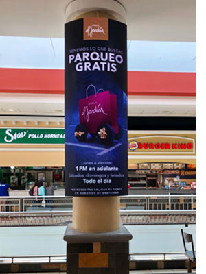 阿根廷購物中心P4LED弧形屏